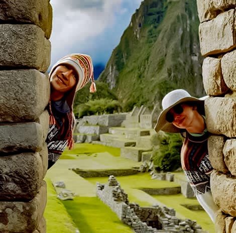 at Machu Picchu